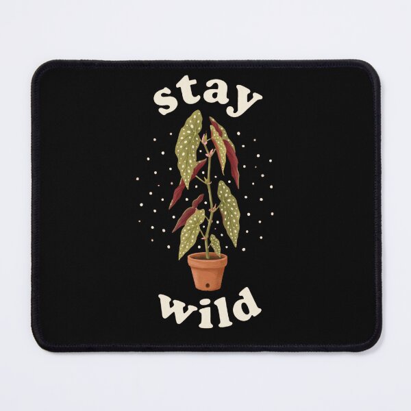 Item preview, Retro Flat Begonia Maculata Stay Wild Plant designed and sold by DuckOddity.