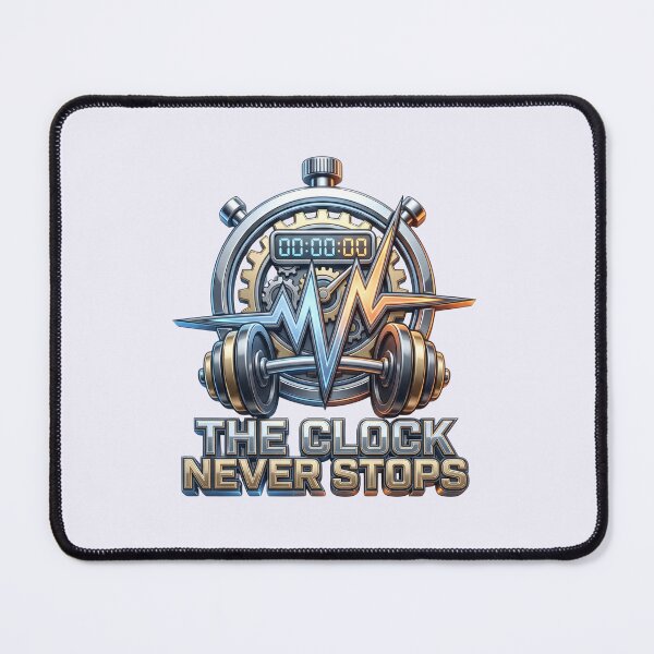 Item preview, Relentless "The Clock Never Stops" HIIT Motivation! designed and sold by pradeepvisuals.