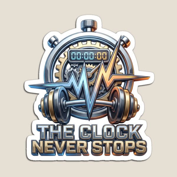 Item preview, Relentless "The Clock Never Stops" HIIT Motivation! designed and sold by pradeepvisuals.