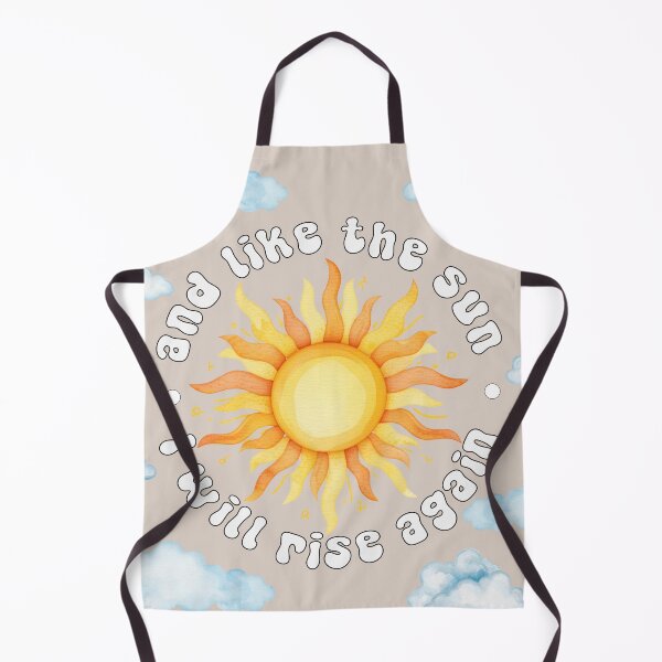 Item preview, Retro Watercolor Sun and Clouds Inspirational Quote designed and sold by shaescreations1.