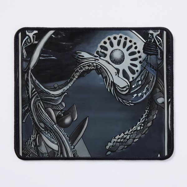 Item preview, Dark Silver Dragon Radiant Eye Dagger Torii Yokai Art designed and sold by YugenWorkshop.