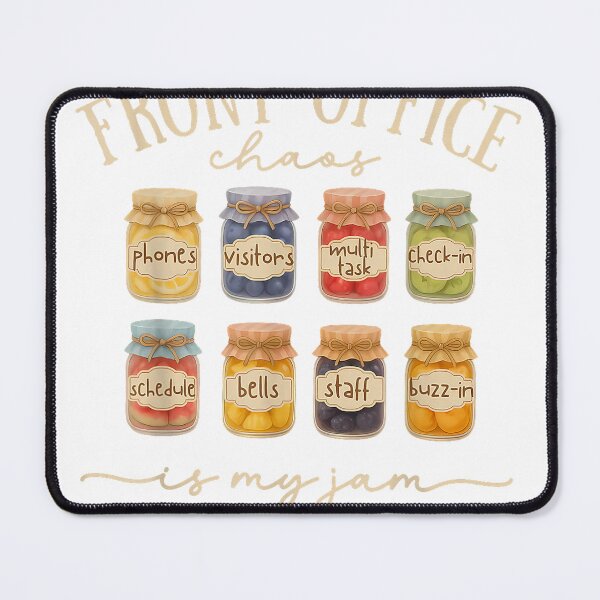 Item preview, Front Office Chaos is My Jam School Secretary Administration T-Shirt designed and sold by kevincuellar.