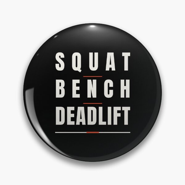 Item preview, Squat Bench Deadlift The Big Three Powerlifting designed and sold by ptbench.