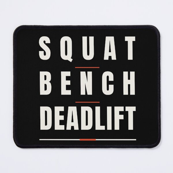 Item preview, Squat Bench Deadlift The Big Three Powerlifting designed and sold by ptbench.