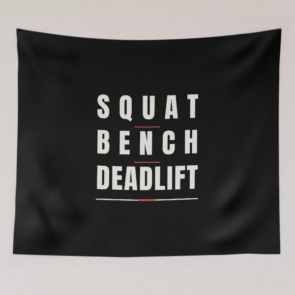 Item preview, Squat Bench Deadlift The Big Three Powerlifting designed and sold by ptbench.