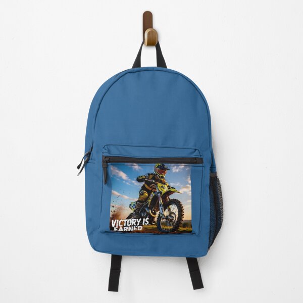 Item preview, Dirt Bike Racing Poster | Motocross Rider Victory Art & Action Sports Wall Decor designed and sold by Creative-RE.
