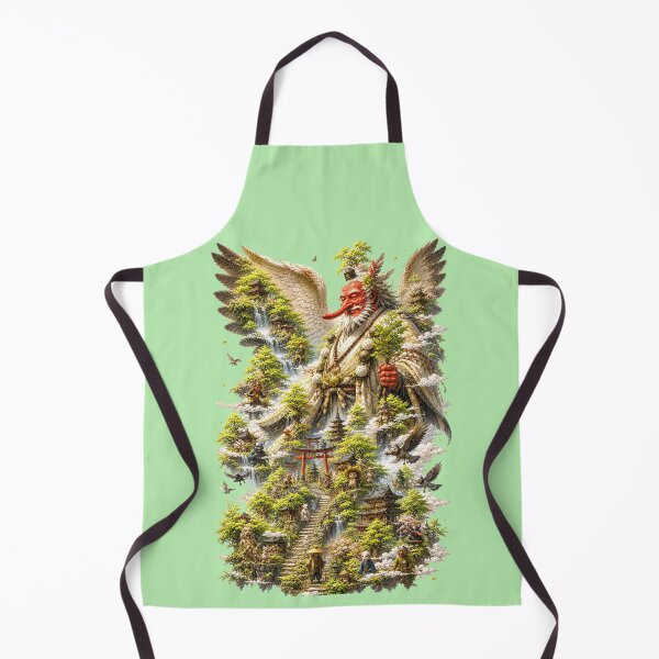 Item preview, Sacred Mountain Tengu – Japanese Yokai Mythology Art designed and sold by sunbowjp stadio.
