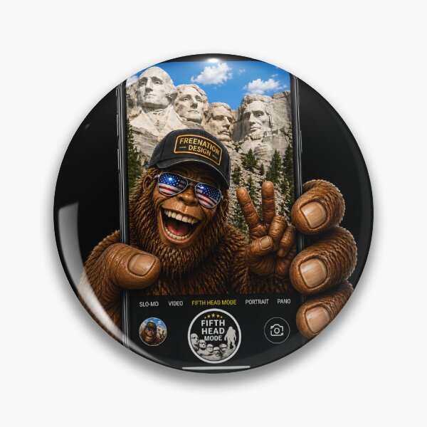 Item preview, Fifth Head Mode Bigfoot Mount Rushmore designed and sold by FREENATION2026.