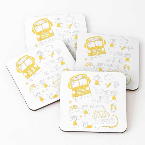 Item preview, Funny Bus Driver I Love My Job Little Reasons Back to School T-Shirt designed and sold by gidget-gadget.