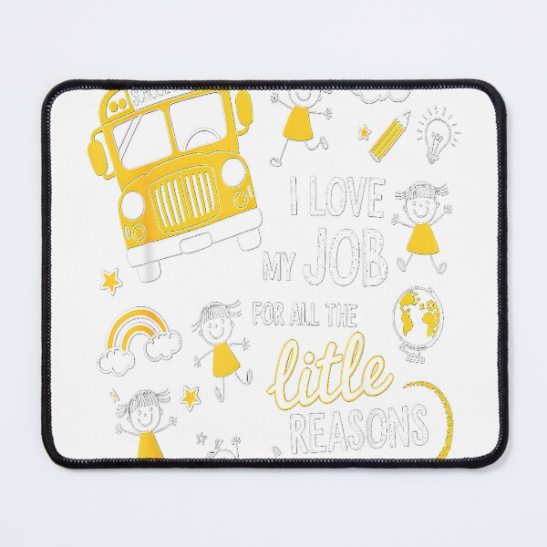 Item preview, Funny Bus Driver I Love My Job Little Reasons Back to School T-Shirt designed and sold by gidget-gadget.