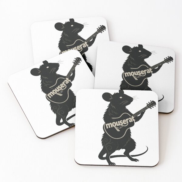 Item preview, Funny cool Mouserat play Guitar designed and sold by maximinano100k.