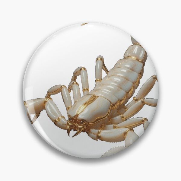 Item preview, Scorpion White Marble and Gold designed and sold by Bluesax.
