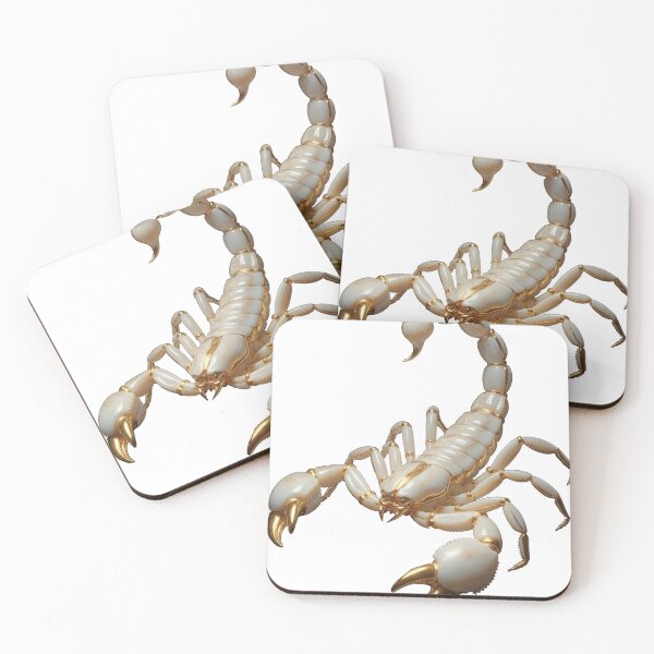 Item preview, Scorpion White Marble and Gold designed and sold by Bluesax.