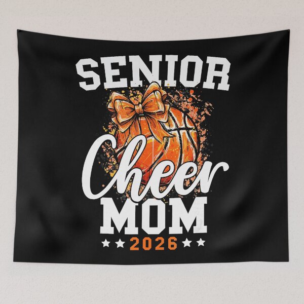 Item preview, Senior Cheer Mom 2026 Loud Proud Basketball Season Spirit designed and sold by allistermariam.