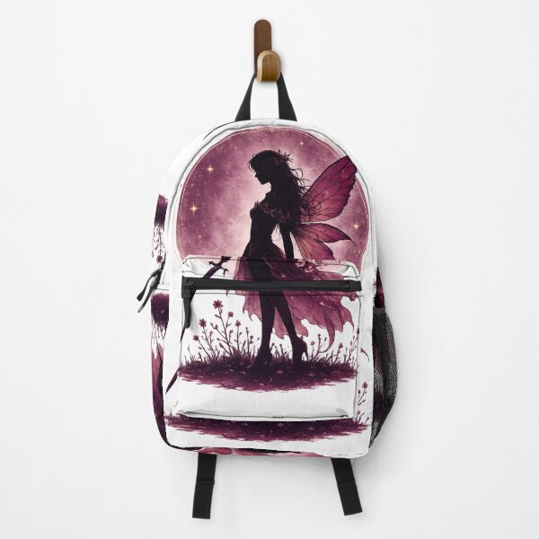 Item preview, Moonlit Fairy Warrior Queen | Pink Fantasy Fairy Art designed and sold by MysticPurpleHue.