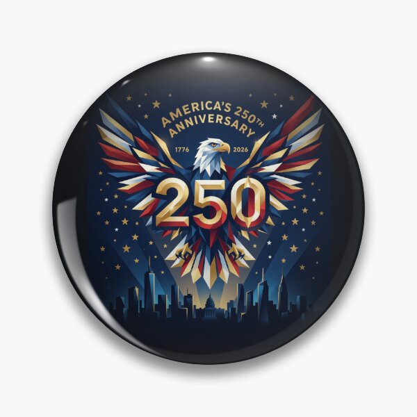 Item preview, America's 250th Anniversary Eagle Skyline designed and sold by jerlyn.