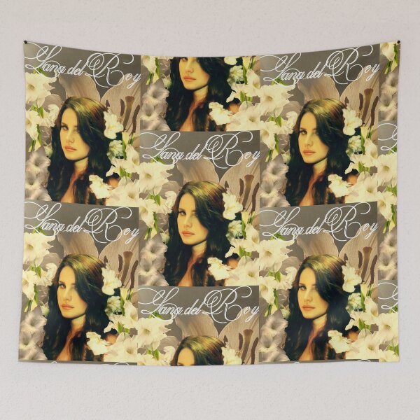 Item preview, Lana Del Rey design with white flowers designed and sold by bykrxxo.