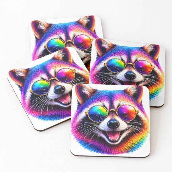 Item preview, small of vivid raccoon  designed and sold by Looplk.