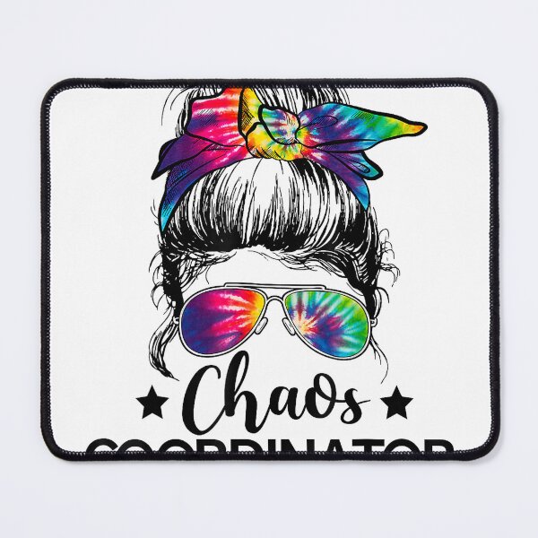 Item preview, Funny Humor Chaos Coordinator Messy Bun Teachers Boss Women T-Shirt designed and sold by KTY-NUSS.