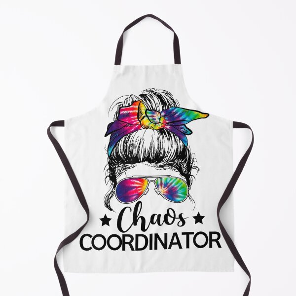 Item preview, Funny Humor Chaos Coordinator Messy Bun Teachers Boss Women T-Shirt designed and sold by KTY-NUSS.