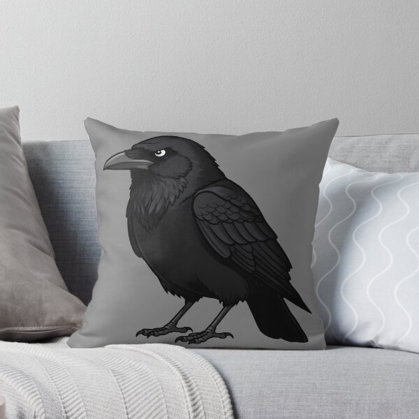 Item preview, Serious Crow, No Nonsense Bird designed and sold by WrenAndWhimsy.