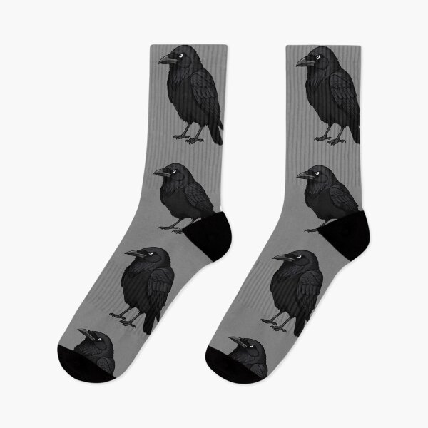 Item preview, Serious Crow, No Nonsense Bird designed and sold by WrenAndWhimsy.