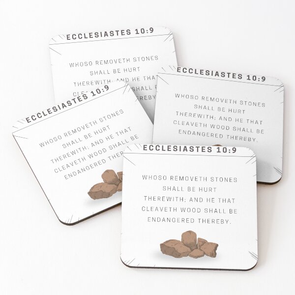 Item preview, Ecclesiastes 10:9b designed and sold by Undonemadenew.