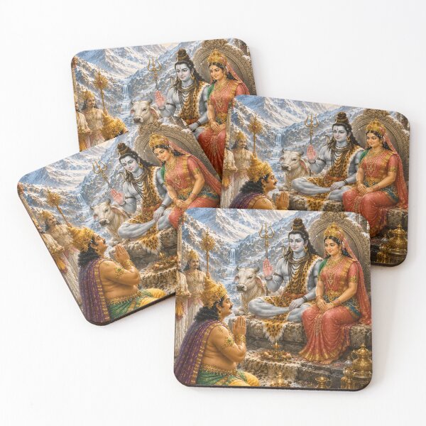 Item preview, Ganesha and Kubera Series – Invitation to Mount Kailash designed and sold by Homyar.
