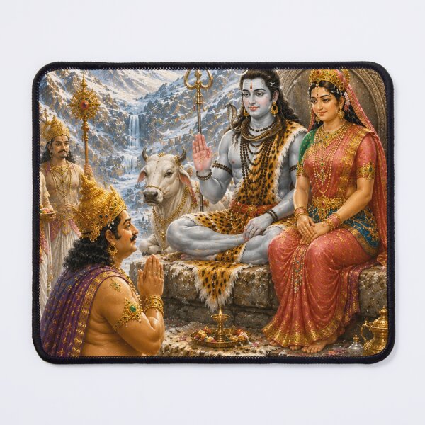 Item preview, Ganesha and Kubera Series – Invitation to Mount Kailash designed and sold by Homyar.