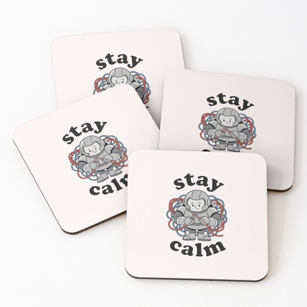Item preview, Retro Flat Bomb Disposal Stay Calm designed and sold by DuckOddity.