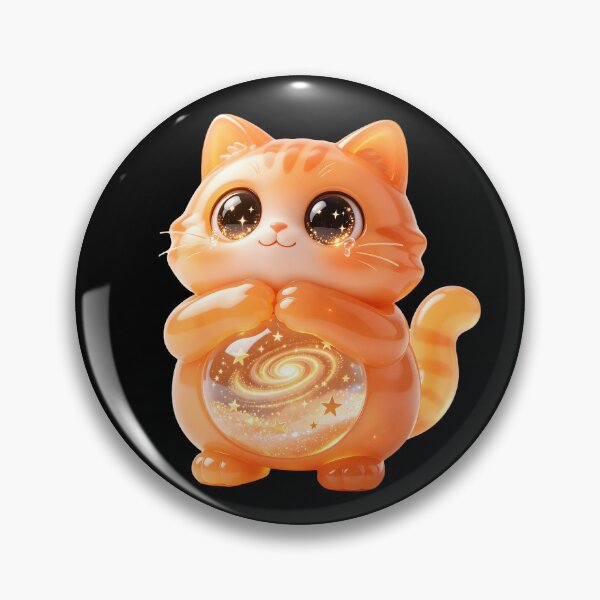 Item preview, Emerald Cat - "Please?": The Starry-Eyed Begging Kitten designed and sold by ABYSSLAB.