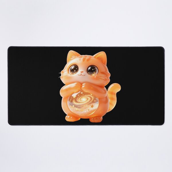 Item preview, Emerald Cat - "Please?": The Starry-Eyed Begging Kitten designed and sold by ABYSSLAB.