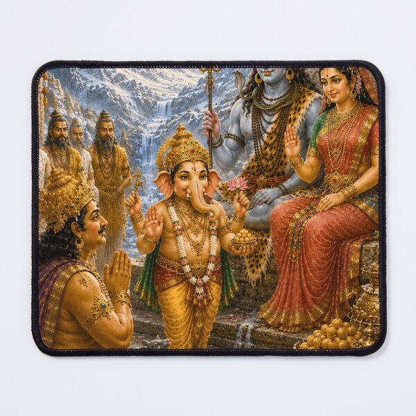 Item preview, Ganesha and Kubera Series – The Divine Guest designed and sold by Homyar.