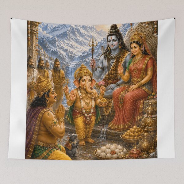 Item preview, Ganesha and Kubera Series – The Divine Guest designed and sold by Homyar.