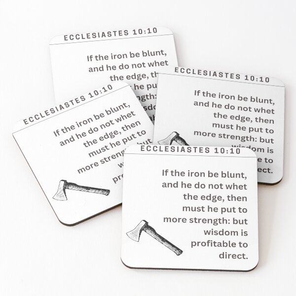Item preview, Ecclesiastes 10:10 designed and sold by Undonemadenew.