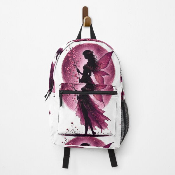 Item preview, Moonlit Sakura Fairy | Pink Fantasy Fairy with Cherry Blossoms designed and sold by MysticPurpleHue.