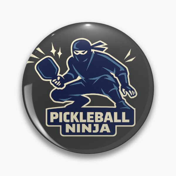 Item preview, Pickleball Ninja Stealthy Player Retro Design 2 designed and sold by gagepd.