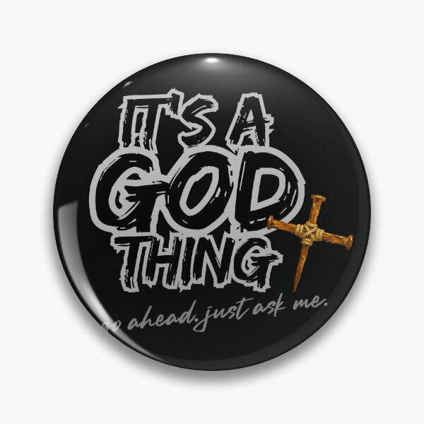 Item preview, It's a GOD thing - black designed and sold by Cane & Abel Creations ..
