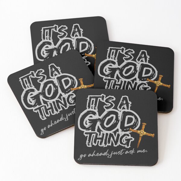 Item preview, It's a GOD thing - black designed and sold by Cane & Abel Creations ..