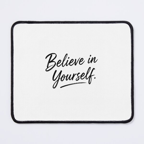 Item preview, Believe in Yourself Typography Sticker | Minimal Motivational Quote PNG designed and sold by Ishratparween11.