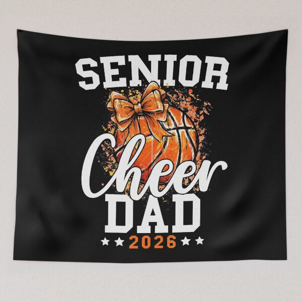 Item preview, Senior Cheer Dad 2026 Loud Proud Cheerleading Support designed and sold by allistermariam.