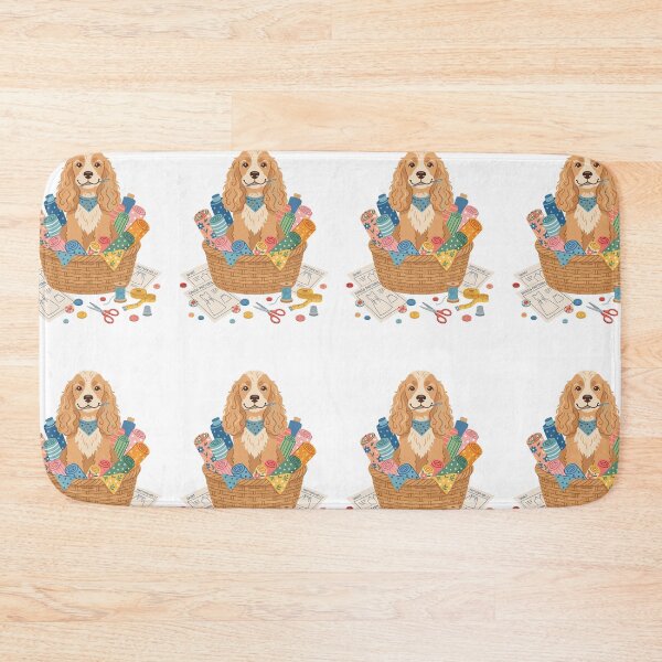 Item preview, Cocker Spaniel Sewing Artisan Fabric Craft Quilting designed and sold by PictoVibe.