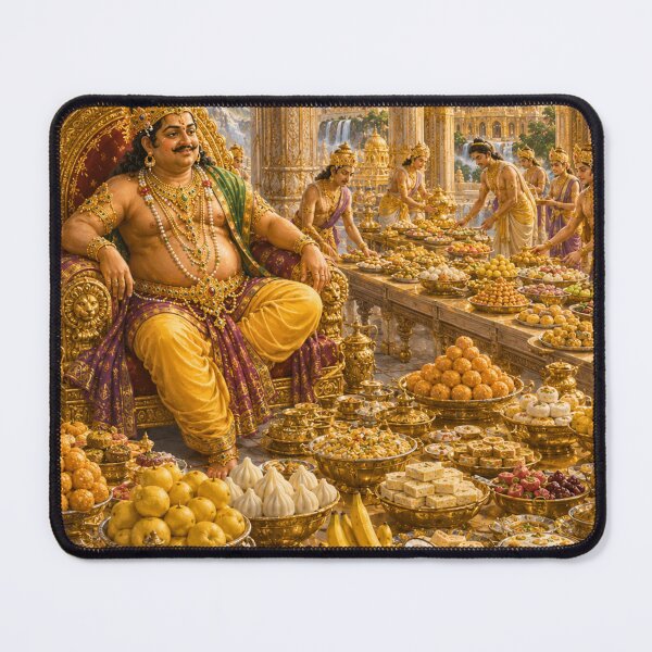 Item preview, Ganesha and Kubera Series – Kubera's Magnificent Banquet designed and sold by Homyar.