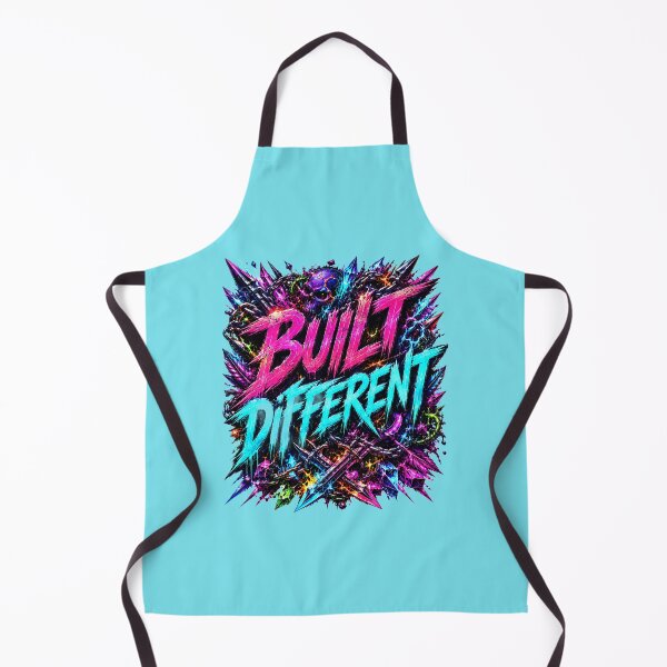 Item preview, Built Different Cyberpunk Neon Graffiti Skull Gym T-Shirt designed and sold by weeomano.
