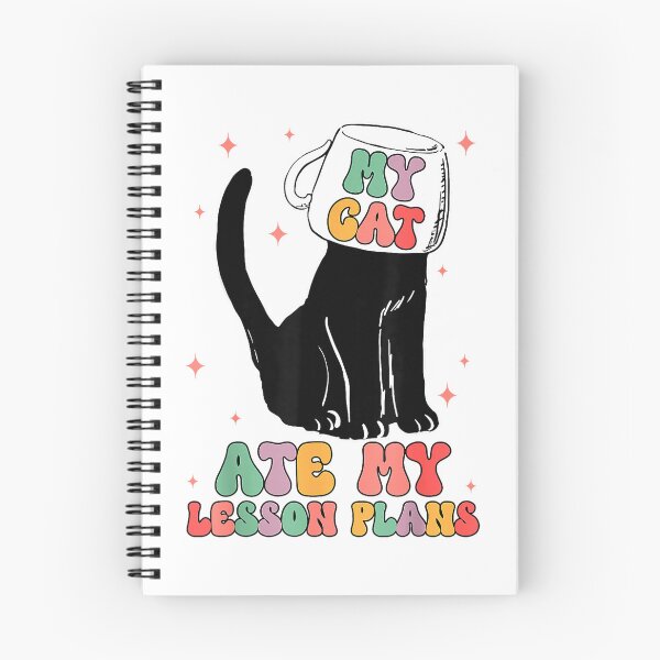 Item preview, Funny Teacher Cat Ate My Lesson Plans Humor Women Student T-Shirt designed and sold by KTY-NUSS.