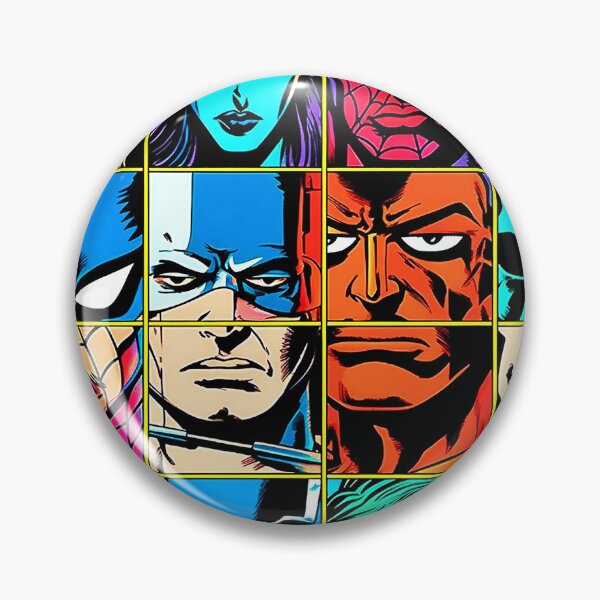 Item preview, Collection Of Super Heroes Comic Book Pop Art designed and sold by DEC02.