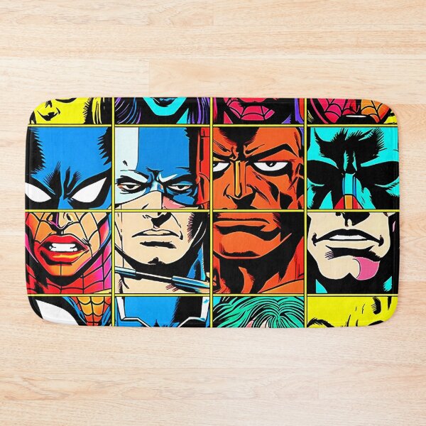 Item preview, Collection Of Super Heroes Comic Book Pop Art designed and sold by DEC02.