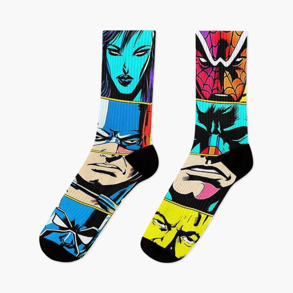 Item preview, Collection Of Super Heroes Comic Book Pop Art designed and sold by DEC02.