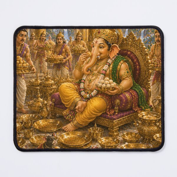 Item preview, Ganesha and Kubera Series – The Feast Beyond Measure designed and sold by Homyar.