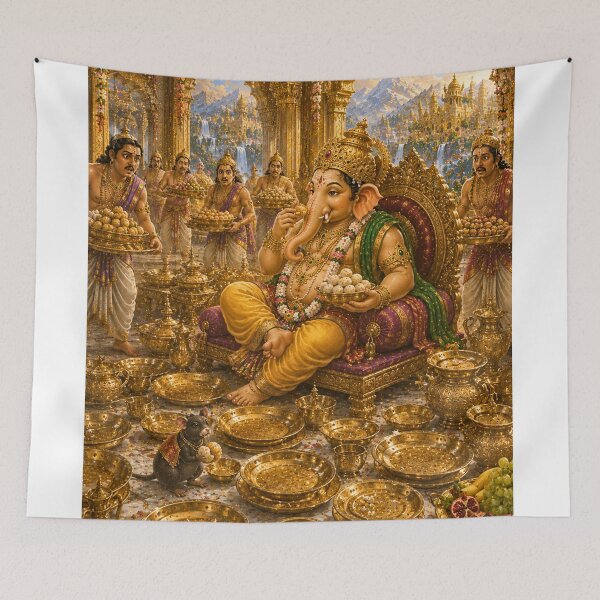 Item preview, Ganesha and Kubera Series – The Feast Beyond Measure designed and sold by Homyar.